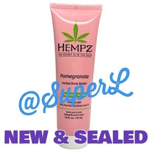 3/$15 NEW & SEALED Hempz Pomegranate Body Butter Moisturizer Cream Lotion